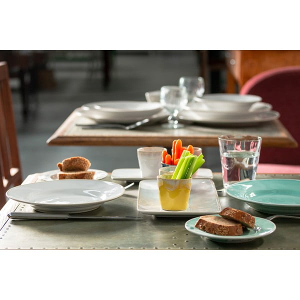 Ceașcă galbenă/albă din gresie 210 ml Grespresso – Costa Nova-image-1