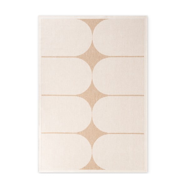 Covor pentru exterior și interior bej/fildeș 160x230 cm Duet Bowen – NORTHRUGS