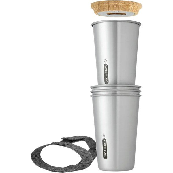 Cană de voiaj argintie din oțel inoxidabil 500 ml – Black + Blum-image-3