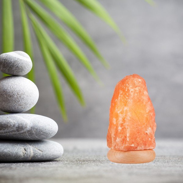 Lampă de sare portocalie, înălțime 23 cm Sally - LAMKUR-image-2