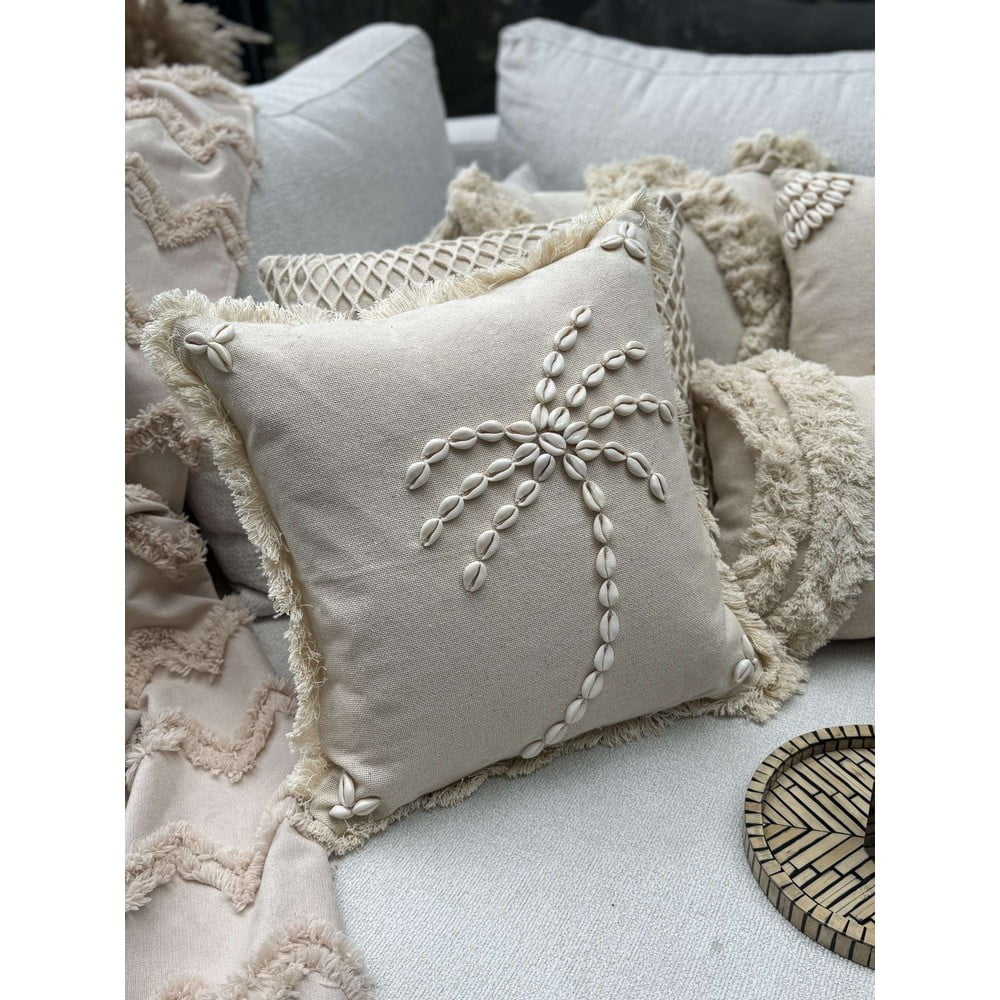 Față de pernă din bumbac 43x43 cm Seashells – Mioli Decor