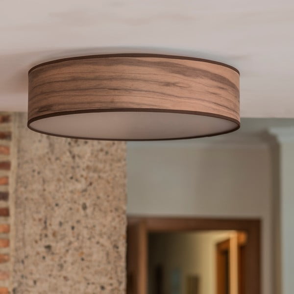 Plafonieră din furnir de nuc natural Sotto Luce TSURI L, ⌀ 40 cm-image-3