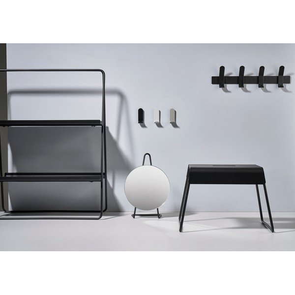 Etajeră cu structură din inox Zone A-Table Soft Grey, gri-image-2