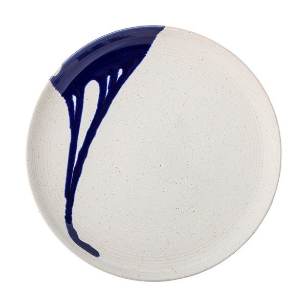 Bol mic alb-albastru din gresie 2,22 l Okayama – Bloomingville-image-2