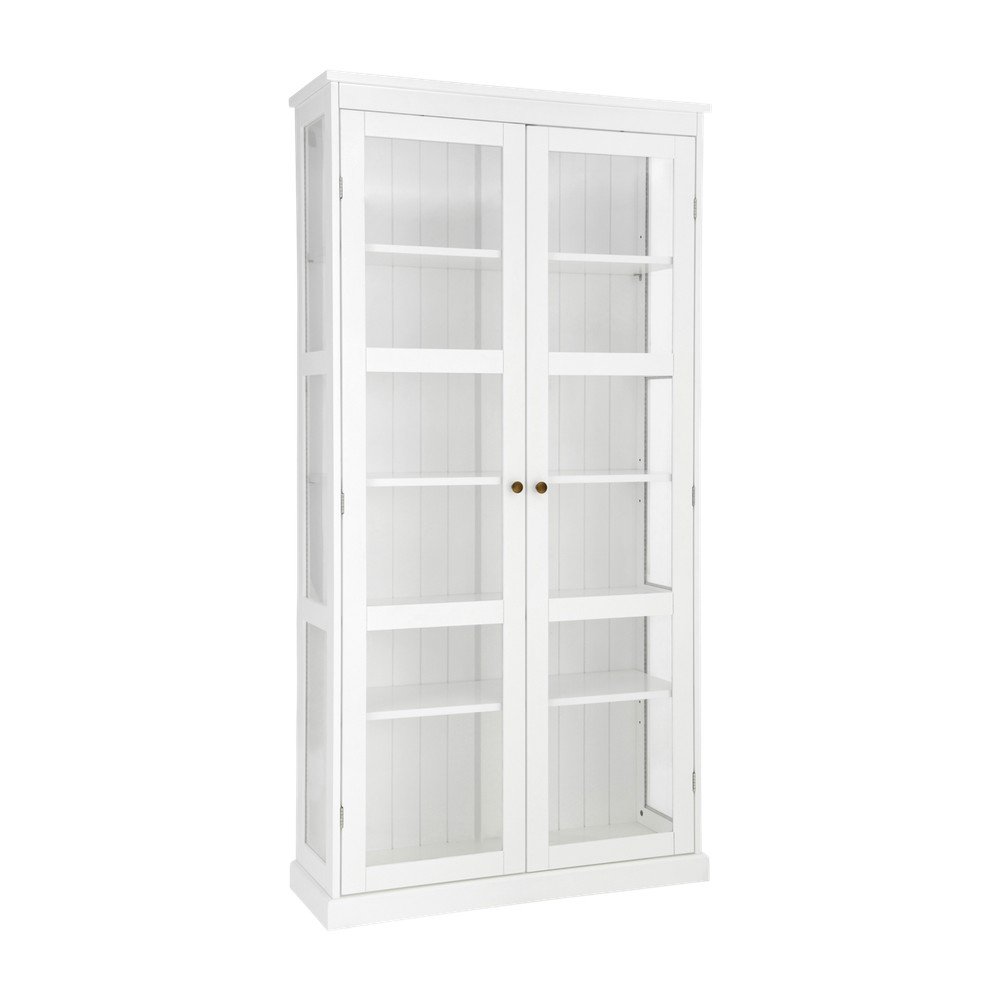 Vitrină albă din MDF 98x193x34 cm Wilma – Ellos Home
