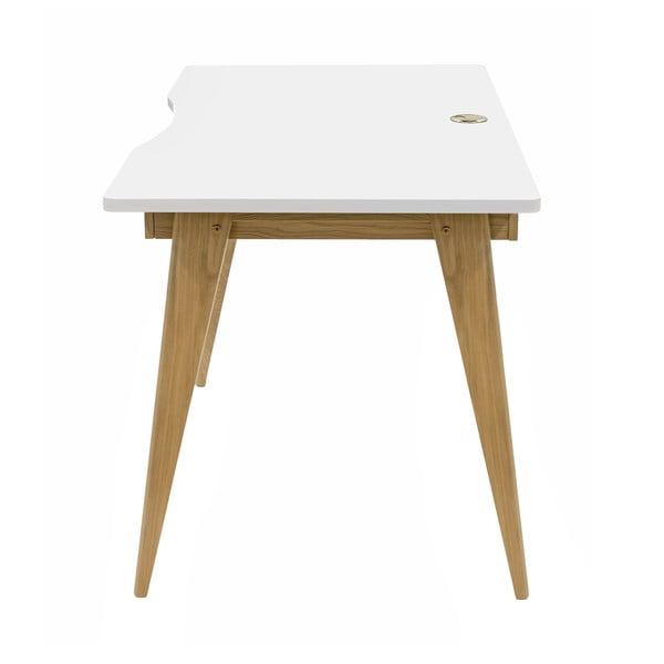 Birou cu aspect de lemn de stejar 70x140 cm Nice – Woodman-image-4