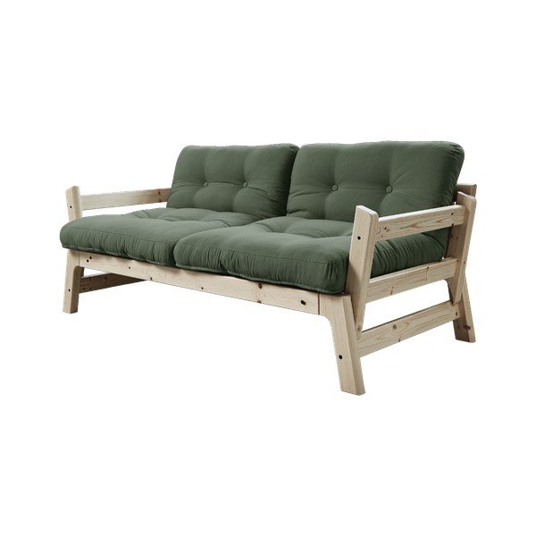 Canapea variabilă KARUP Design Step Natural, verde-image-1