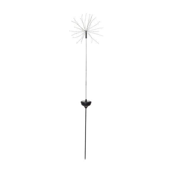 Decorațiune solară LED cu diode albe pentru exterior Star Trading Firework, înălțime 100 cm