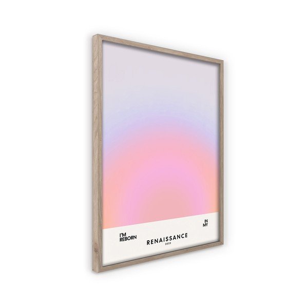 Tablou cu ramă imprimat 50x70 cm Soft Nuances – Styler-image-4