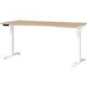 Birou reglabil cu blat cu aspect de lemn de stejar cu înălțime ajustabilă electric 80x160 cm Jet – Germania