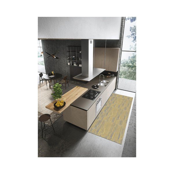Covor Floorita Circuit Ochre, 60 x 115 cm-image-3
