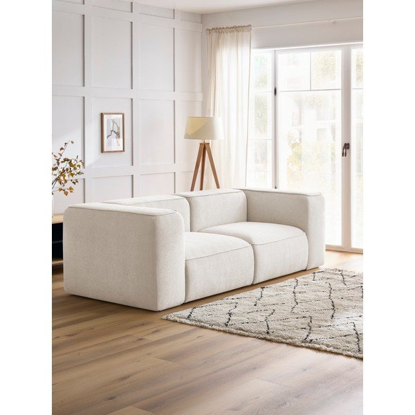 Canapea albă 255 cm Zephyr – Bobochic Paris-image-1