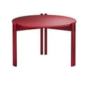 Măsuță de cafea roșie rotundă din lemn masiv de pin ø 60 cm Sticks – Karup Design