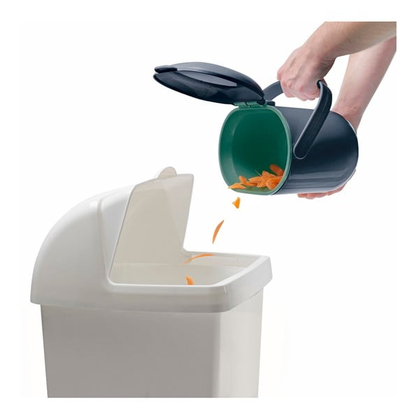 Recipient pentru deșeuri compostabile Addis Caddy, 2,5 l, albastru-verde-image-3