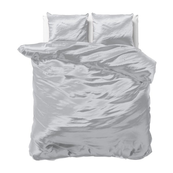 Lenjerie de pat din micropercal Sleeptime, 200 x 220 cm, gri 
