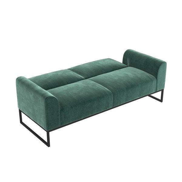 Canapea extensibilă verde 217 cm Adley - CosmoLiving by Cosmopolitan-image-4