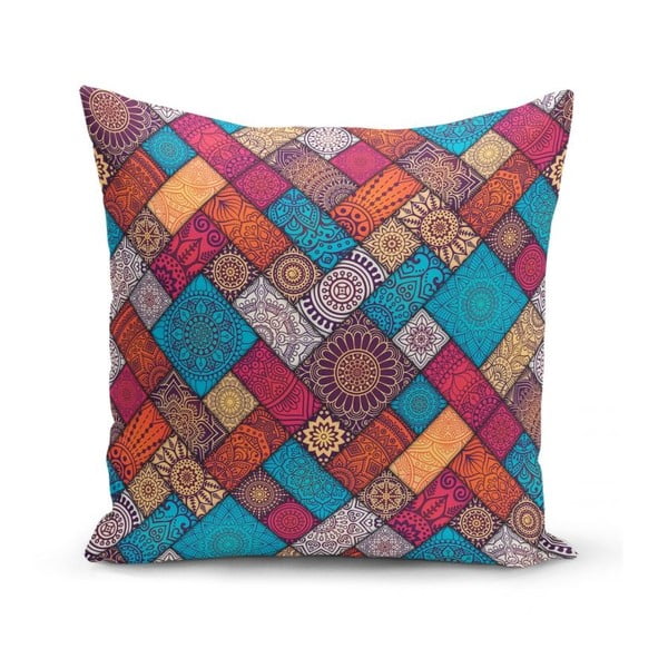 Fețe de pernă 4 buc. 45x45 cm Mandala Tiles – Minimalist Cushion Covers-image-1