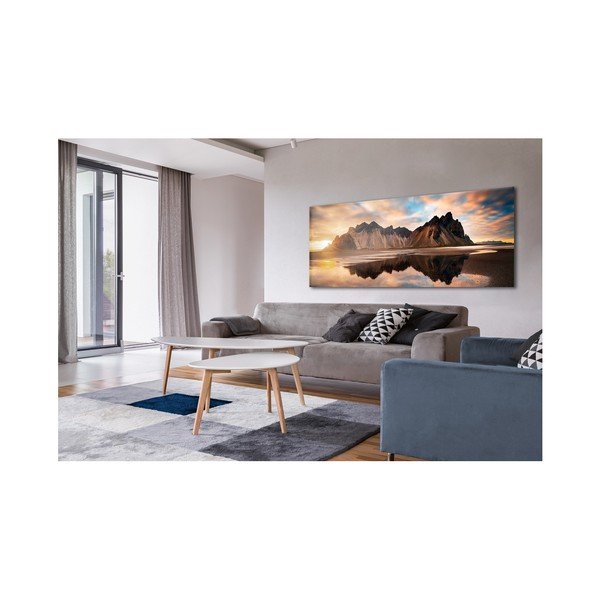 Tablou Styler Glas Views Iceland, 50 x 125 cm-image-2