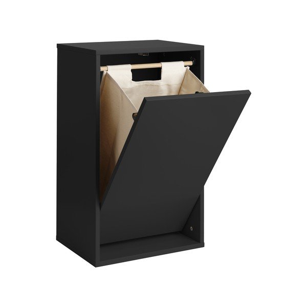 Coș de rufe negru de montat pe perete Laundry Box – ReCollector
