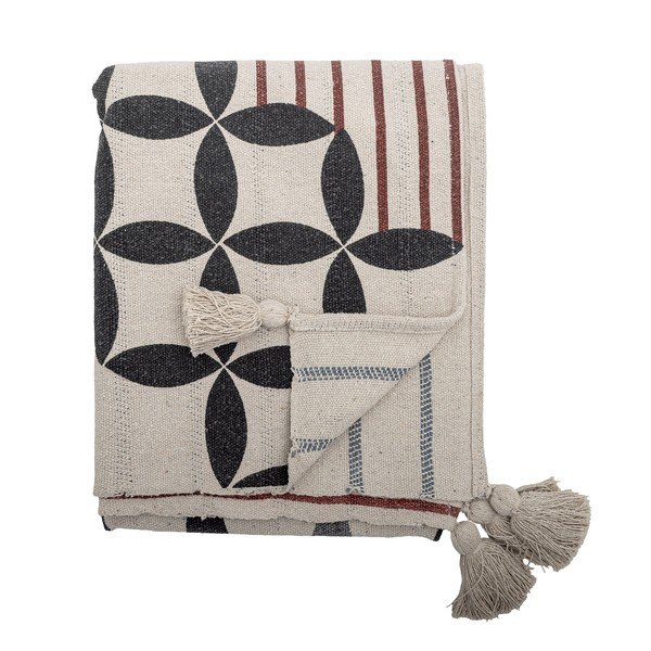 Pătură din amestec de bumbac 130x155 cm Forma – Bloomingville
