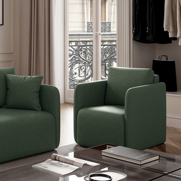 Fotoliu verde Chaum – Rodier-image-3