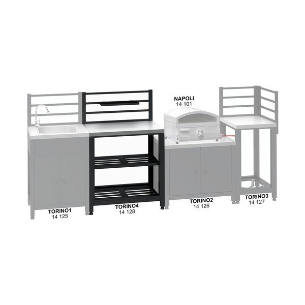 Modul de bucătărie în aer liber Torino 4 – Cattara-image-4