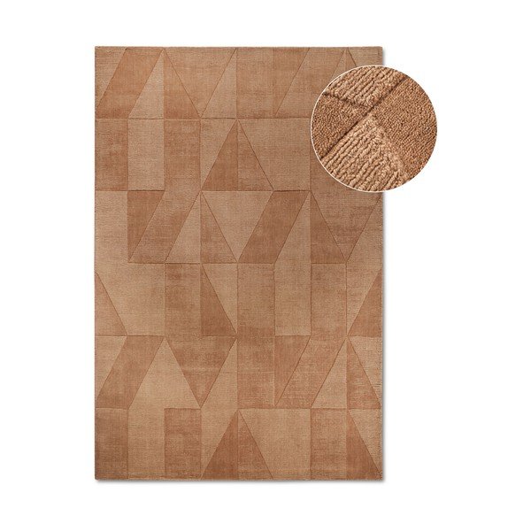 Covor maro țesut manual din lână 190x280 cm Ursule – Villeroy&Boch