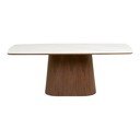 Masă de dining cu blat ceramic 90x200 cm Noli – House Nordic