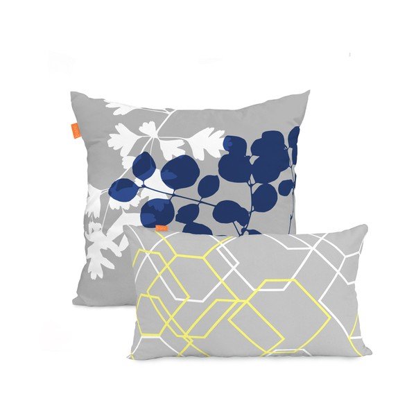 Set 2 huse de pernă Blanc Meraki, 50 x 50 cm