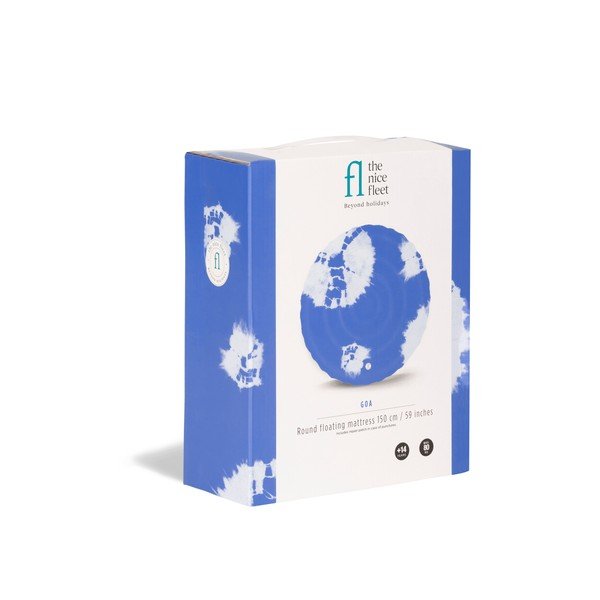 Saltea gonflabilă pentru plajă The Nice Fleet Goa, albastru-image-2
