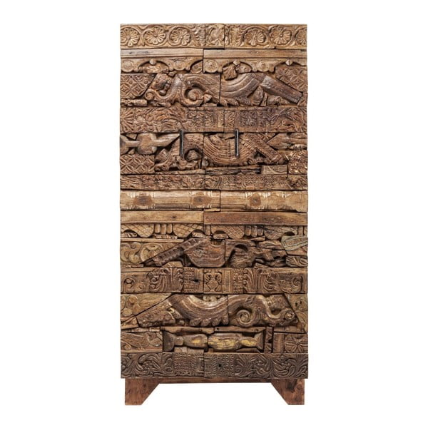 Dulap din lemn Kare Design Shanti Surprise Puzzle, 85 x 180 cm, maro