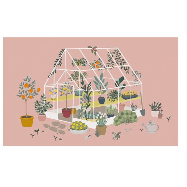Tapet pentru copii 400 cm x 248 cm The Green House – Lilipinso