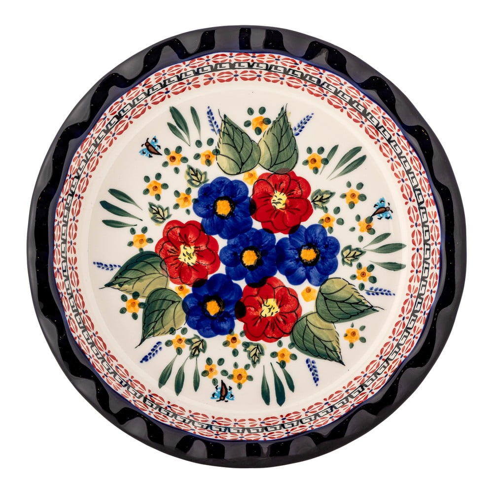 Farfurie pentru servire din gresie ø 26,5 cm Florist – Bloomingville