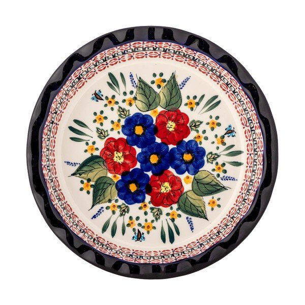 Farfurie pentru servire din gresie ø 26,5 cm Florist – Bloomingville