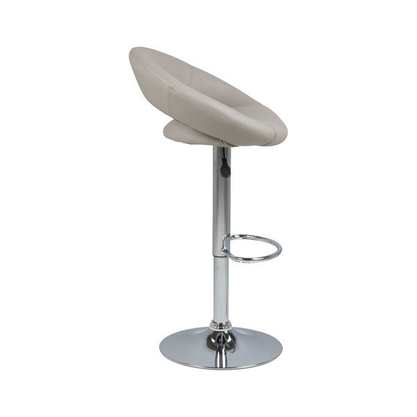 Scaun bar cu înălțime ajustabilă Actona Plump, gri-image-2