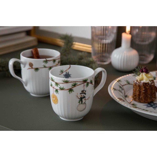 Set 2 căni de Crăciun din porțelan Kähler Design, 330 ml-image-2