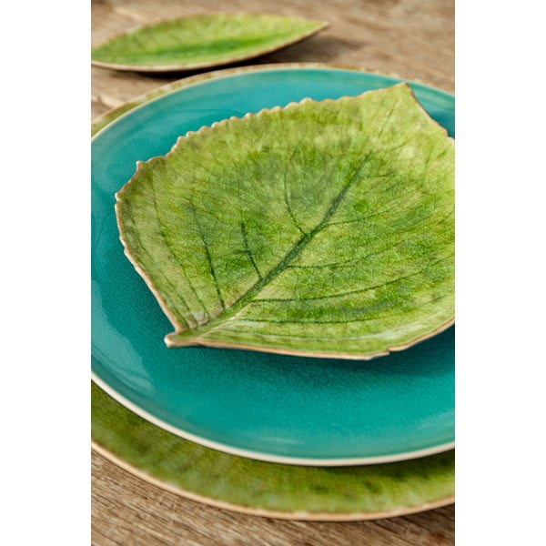 Farfurie din gresie ceramică Costa Nova Riviera, 19 x 22 cm, verde-image-1