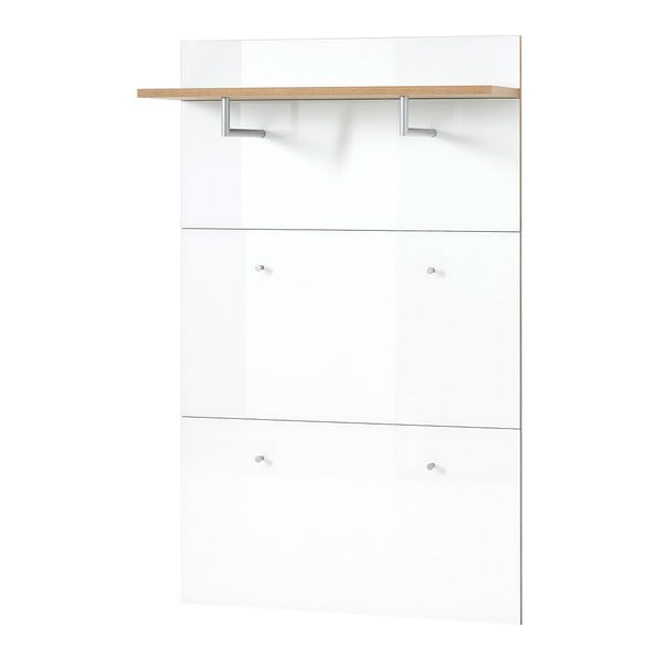 Panou de agățat diverse alb/în culoare naturală cu aspect de lemn de stejar Telde – Germania-image-2