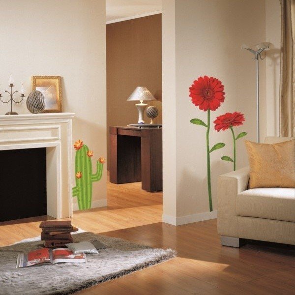 Autocolant Ambiance Gerbera Flowers-image-1
