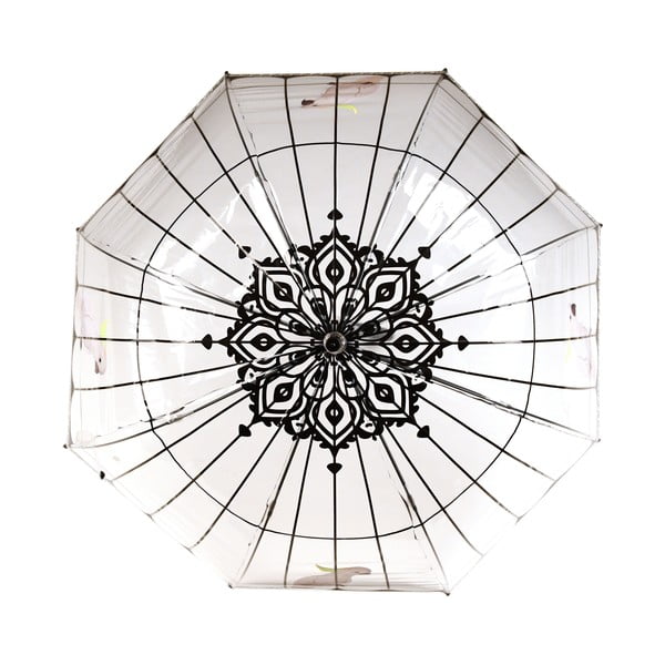 Umbrelă transparentă rezistentă la vânt Esschert Design, ⌀ 81 cm-image-4