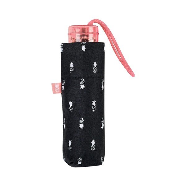 Umbrelă Ambiance Pineapples, ⌀ 92 cm, negru