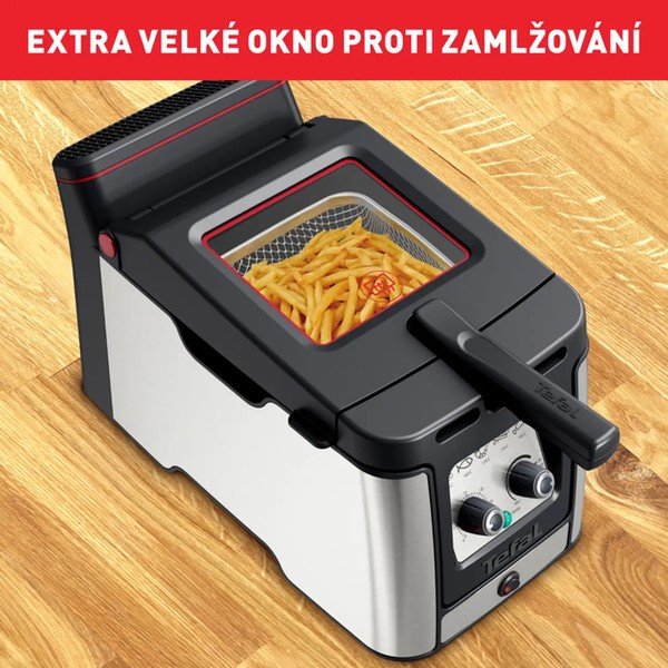 Friteuză neagră/argintiu-mat Clear Duo FR600D10 – Tefal-image-4