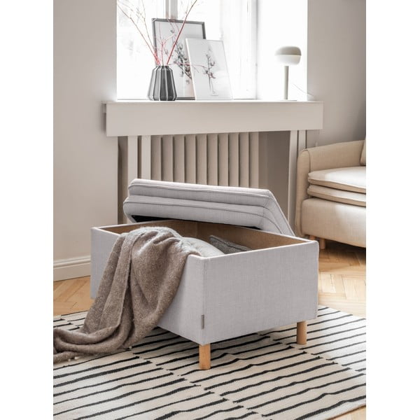 Taburet gri deschis Simon – Miuform-image-1