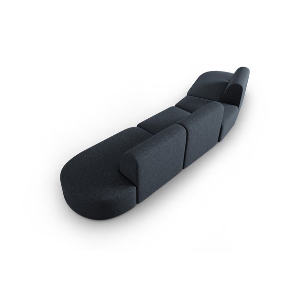 Canapea albastru-închis 412 cm Shane – Micadoni Home-image-3