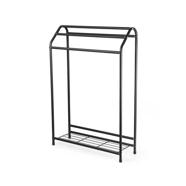 Suport pentru prosoape negru Grena – Compactor-image-2