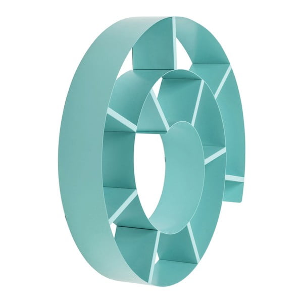 Bibliotecă perete Kare Design Snail, turcoaz -image-2