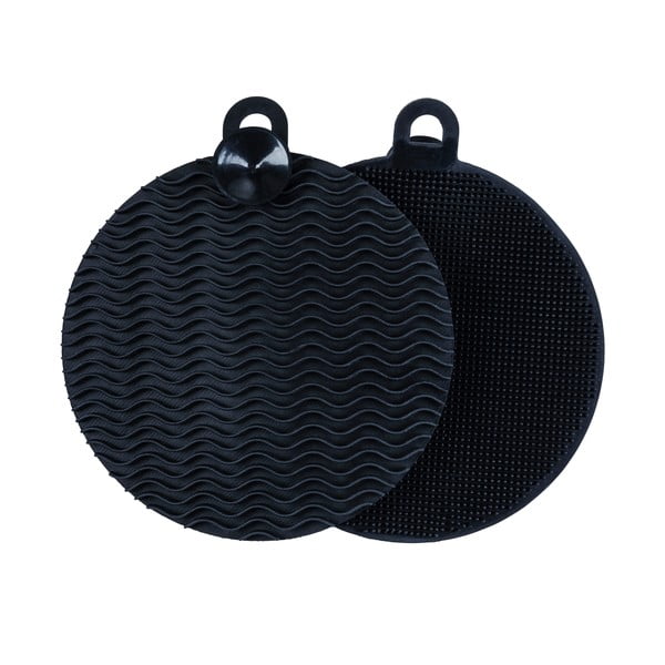 Set 2 bureți de silicon pentru spălare vase Wenko Black Outdoor Kitchen-image-2