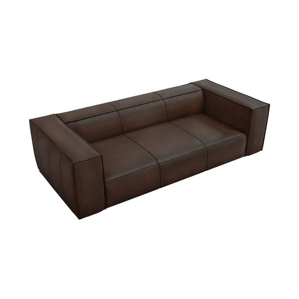 Canapea maro închis cu tapițerie din piele 227 cm Madame – Windsor & Co Sofas-image-3