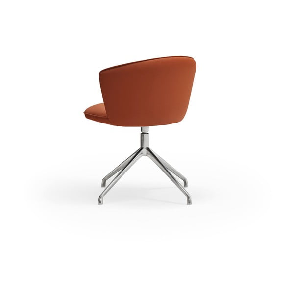 Set de scaune de sufragerie portocaliu 2 buc. tapițat Add – Teulat-image-3