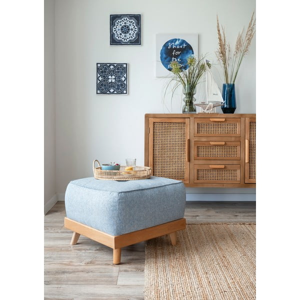 Taburet Miuform Dazzling Daisy, albastru deschis-image-3